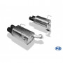 Silencieux arrière duplex inox 2x90mm type 12 (noir) pour SUBARU IMPREZA WRX TYPE GJ (4WD)
