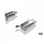 Silencieux arrière duplex inox 2x90mm type 12 pour SUBARU IMPREZA WRX TYPE GJ (4WD)