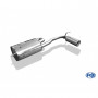 Silent stainless steel rear 1x90mm type 13 for SUBARU JUSTY II