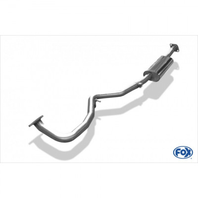 Silencieux avant inox sortie pour SUBARU LEGACY KOMBI TYPE BR