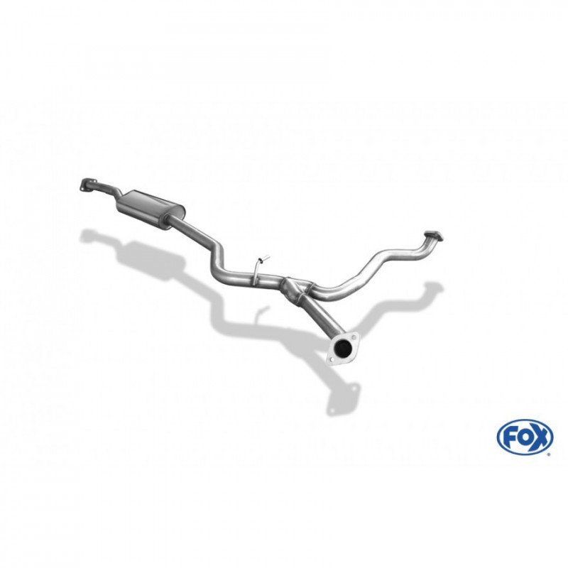 Kit Silencieux Arrière Pour Subaru Legacy IV / Outback III 2.0 2.5 3.0 Break - 2 Pièces - Facile à Monter