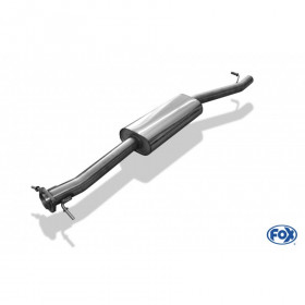 Silencieux intermédiaire inox pour SUBARU SVX