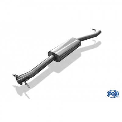 Silencieux intermédiaire inox pour SUBARU SVX