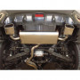 Silent rear duplex stainless steel 1x145x65mm type 59 for SUBARU XV