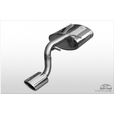 Silencieux arrière inox 1x115x85mm type 32 pour SUZUKI IGNIS TYPE FH/MH