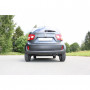 Silent stainless steel rear 1x76mm type 16 for SUZUKI IGNIS III 4x2