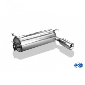 1x80mm 13 stainless steel rear silencer for SUZUKI JIMNY