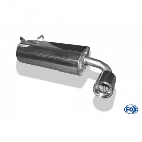 Silent stainless steel 1x90mm type 13 for SUZUKI JIMNY