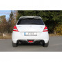 Silent rear duplex stainless steel 1x100mm type 25 for SUZUKI SWIFT SPORT IV