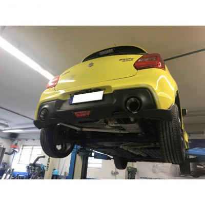 Silent rear duplex stainless steel 1x114mm type 25 for SUZUKI SWIFT SPORT V