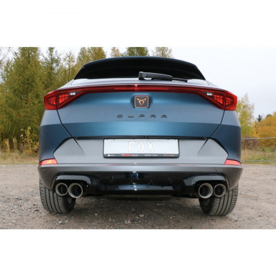 Catback complet avec silencieux arrière duplex (avec 2 valves électronique) inox 2x100/90mm type 25 pour CUPRA FORMENTOR 4x4