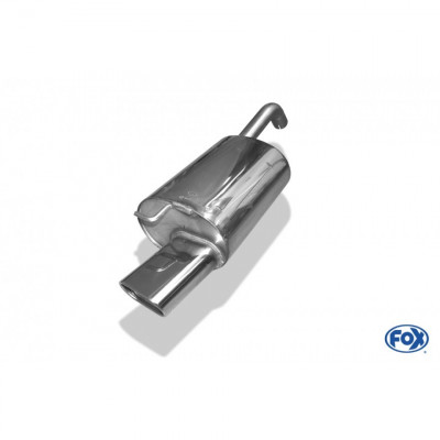 Silencieux arrière inox 1x135x80mm type 53 pour TOYOTA COROLLA TYPE E12