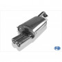 2x80mm stainless steel silent for TOYOTA COROLLA TS KOMPRESSOR TYPE E12