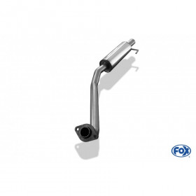 Silent stainless steel front for TOYOTA COROLLA TS KOMPRESSOR TYPE E12