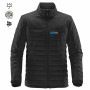 Black fox thermo jacket with blue/white logo