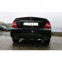 Silent rear duplex stainless steel 1x115x85mm type 32 for MERCEDES CLASSE C TYPE W204/S204 FOR PACK AMG