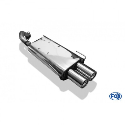 2x90mm stainless steel silent for TOYOTA CELICA TYPE T20