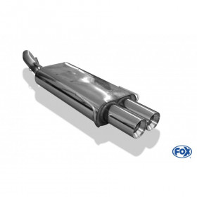 2x90mm 22 stainless steel rear silencer for TOYOTA CELICA TYPE T20