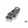 Silencieux arrière inox 2x90mm type 22 pour TOYOTA CELICA TYPE T20