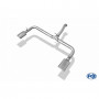 1x135x80mm stainless steel exhaust system for TOYOTA RAV 4 III