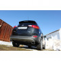 1x140x90mm type 44 duplex exhaust system for TOYOTA RAV 4 IV