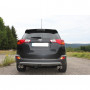 Système d'embouts d'échappement duplex inox 2x80mm type 17 pour TOYOTA RAV 4 IV