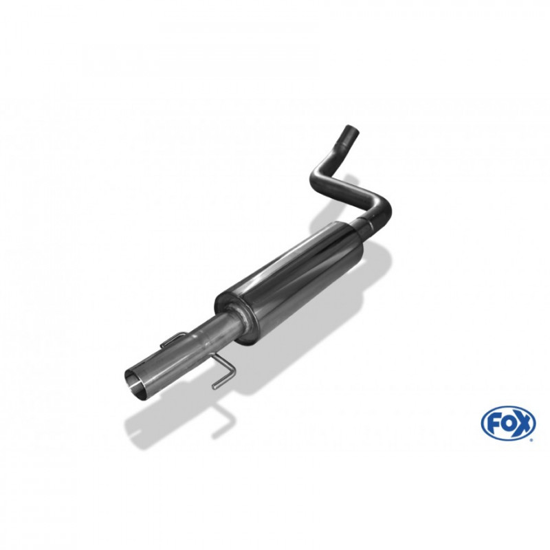 Silencieux D'échappement Pour Toyota Yaris 1.0 12V (2005-2012) - Fabriqué En France, Acier Aluminisé