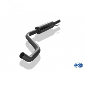 Silent stainless steel front for TOYOTA YARIS TS TYPE P1