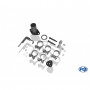 Silent rear duplex stainless steel 1x90mm type 17 for TOYOTA YARIS TYPE XP9F