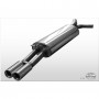 Silencieux arrière inox 2x76mm type 13 pour VOLKSWAGEN BORA TYPE 1J (BERLINE/VARIANT)