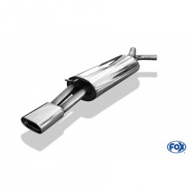 Silencieux arrière inox 1x135x80mm type 53 pour VOLKSWAGEN BORA TYPE 1J (BERLINE/VARIANT)
