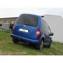 Silencieux arrière inox 2x80mm type 17 pour VOLKSWAGEN CADDY III