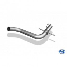 Tube de suppression de silencieux intermédiaire inox pour VOLKSWAGEN CORRADO 16V/VR6