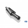 Silencieux arrière inox 1x90mm type 13 pour VOLKSWAGEN CORRADO G60