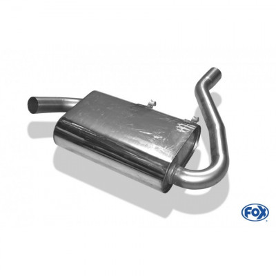 Silencieux intermédiaire inox pour VOLKSWAGEN CORRADO G60