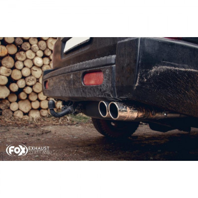 Silencieux arrière duplex inox 1x135x80mm type 53 pour VOLSWAGEN BEETLE TYPE 1C/9C/1Y