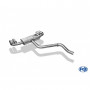 Silent stainless steel rear 2x80mm type 16 for SEAT ATECA 4x4 TYPE 5FP