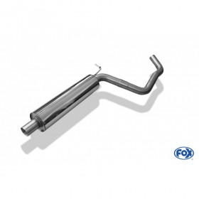 Silencieux avant inox pour SEAT LEON TYPE 5F