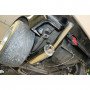 2x80mm stainless steel silent for SEAT LEON TYPE 5F