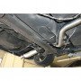 Silencieux arrière sport inox 1x63.5mm type 10 - VOLKSWAGEN GOLF MK1 (1.8L)