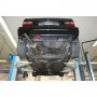 2x80mm stainless steel silent for SEAT LEON TYPE 5F