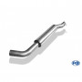 2x80mm stainless steel silent for SEAT LEON TYPE 5F