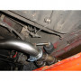 Demi-ligne inox avec "Side Pipe" 2x70mm type 10 pour VOLKSWAGEN CORRADO G60