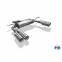 Silencieux arrière duplex inox 2x80mm type 13 pour VOLKSWAGEN EOS TYPE 1F (non Facelift)