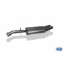 Silencieux arrière inox 2x76mm type 13 pour VOLKSWAGEN GOLF MK2 GTI