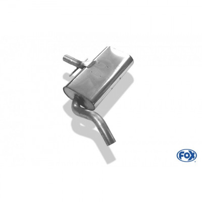 Silencieux intermédiaire inox pour VOLKSWAGEN GOLF GTI/VR6 MK3