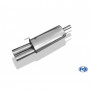 Silencieux arrière duplex inox 2x76mm type 10 pour VOLKSWAGEN GOLF MK3