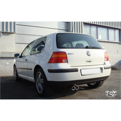 Silencieux arrière duplex inox 1x135x80mm type 53 pour VOLSWAGEN BEETLE TYPE 1C/9C/1Y