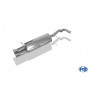Silencieux arrière duplex inox 1x135x80mm type 53 pour VOLSWAGEN BEETLE TYPE 1C/9C/1Y