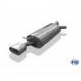 Silencieux arrière inox 1x135x80mm type 53 pour VOLKSWAGEN GOLF MK4